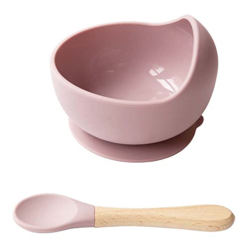 Magic Stay-put Baby Bowl & Spoon Set in Enchanted Purple – Ever After Baby