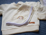 French Terry pull over set (Yellow, Rainbow)