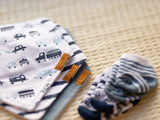 Bandanna Bib and Socks Set (Cars/Multicolor)