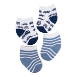 Bandanna Bib and Socks Set (Cars/Multicolor)