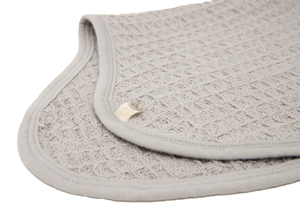 Waffle Burp Cloth (Gray)