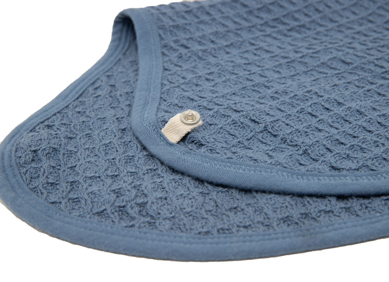 Waffle Burp Cloth (Blue)