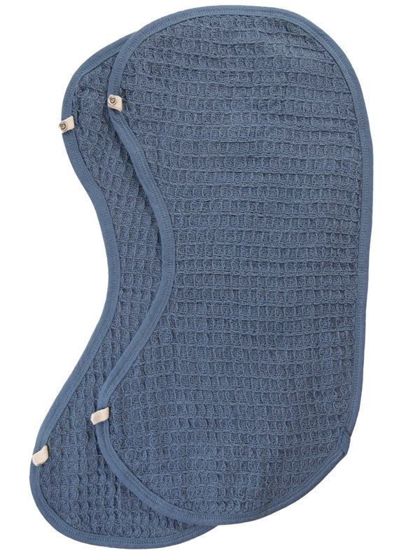 Waffle Burp Cloth (Blue)