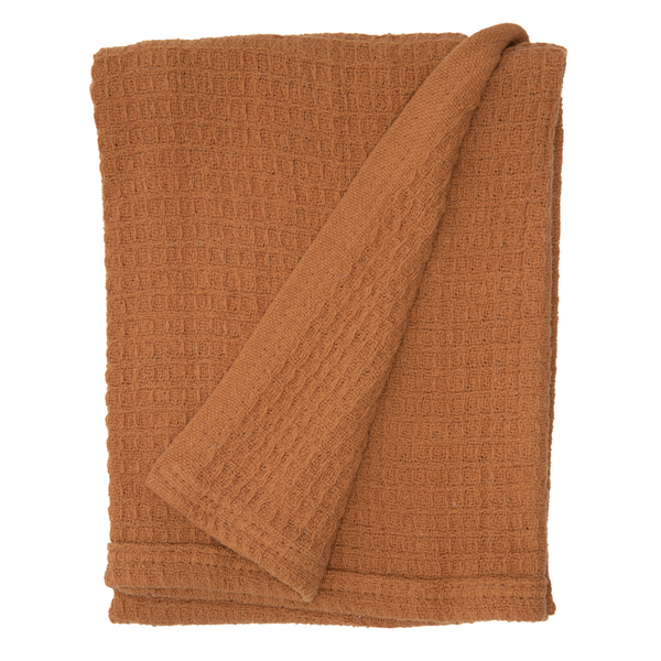 Waffle Blanket 100% Cotton (Cinnamon)