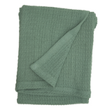 Waffle Blanket 100% Cotton (Green)