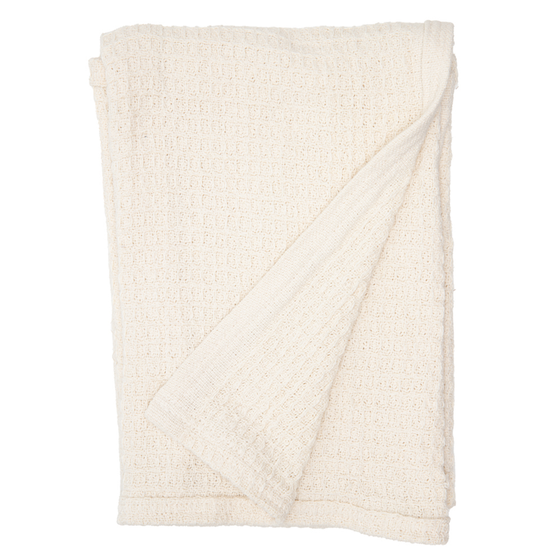 Waffle Blanket 100% Cotton (Almond)